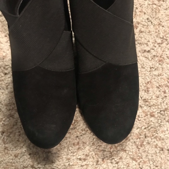 Black wedge booties - Picture 4 of 7